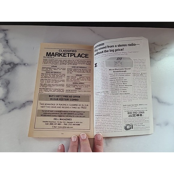 Ellery Queen Mystery Magazine Short Stories Murder Suspense May 2000 - Picture 8 of 10